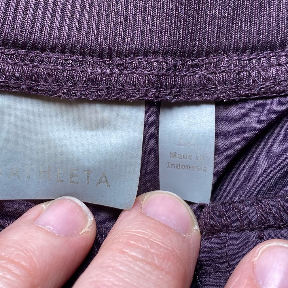 Euc Athleta Lightweight Pull On Drawstring Pants … - image 4
